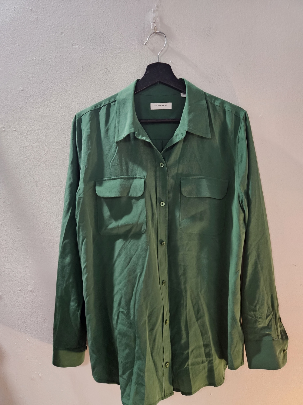 Equipment Femme Silk Button-Up Shirt